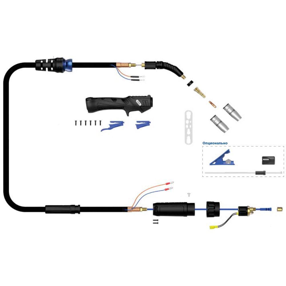 Сварочная полуавтоматическая горелка Arc M18 5 метров (MIG/MAG)