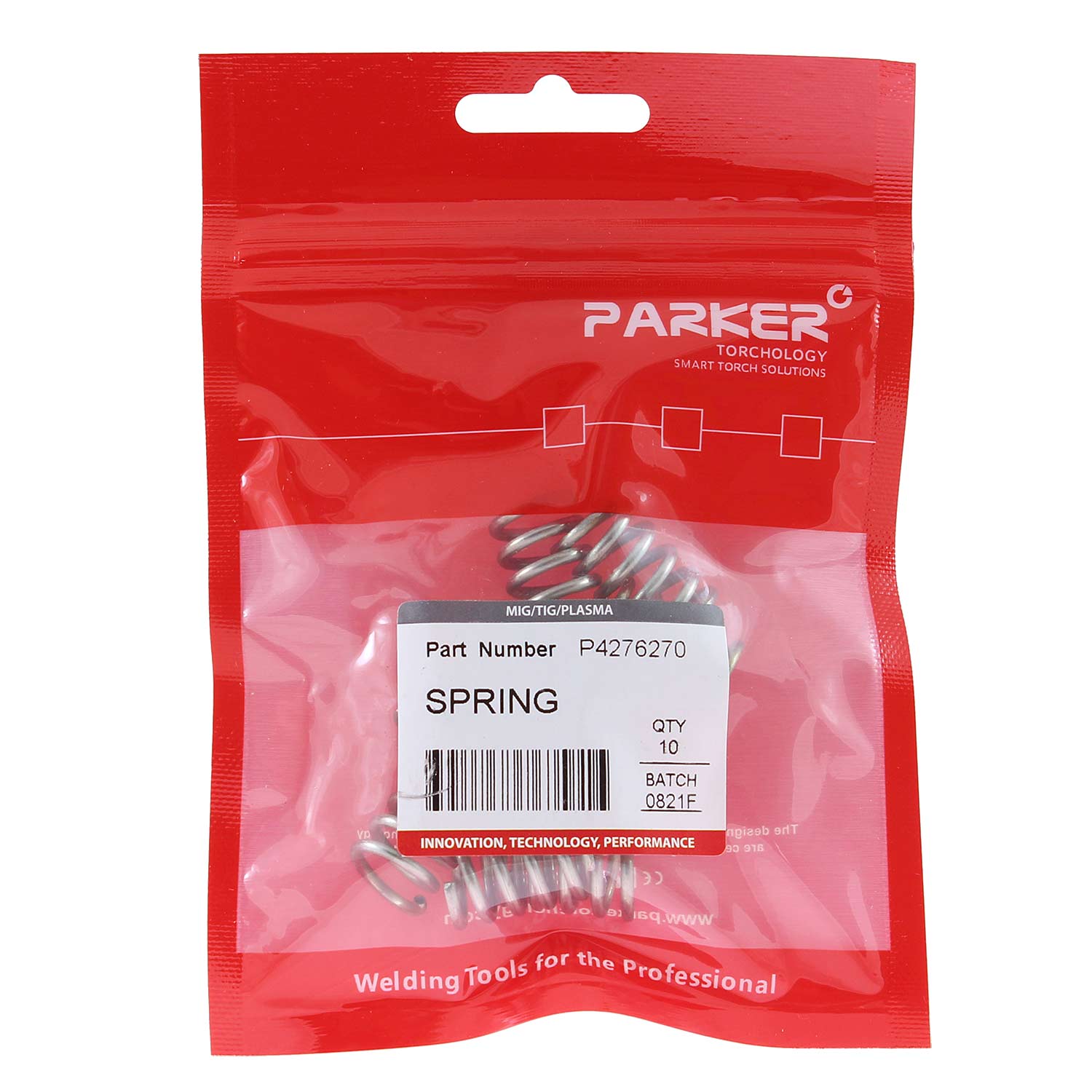 P4276270 Пружина Parker для гусаков горелок SGT 125M / 250M (TIG)