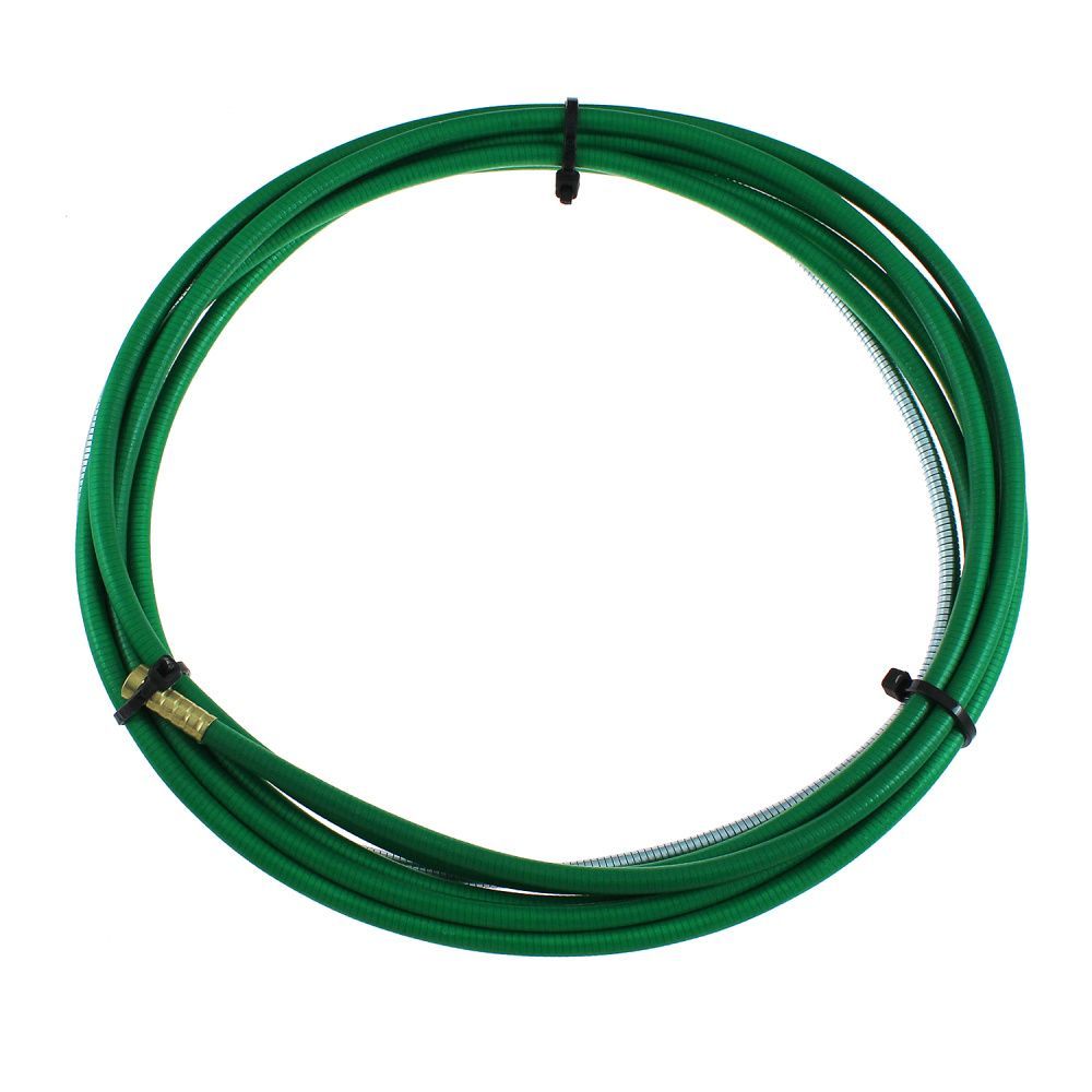 PB4631-30B Направляющий канал Parker 2,0-2,4 мм 3 метра (стальная спираль с латунным ниппелем в зелёной оплётке) (MIG/MAG)