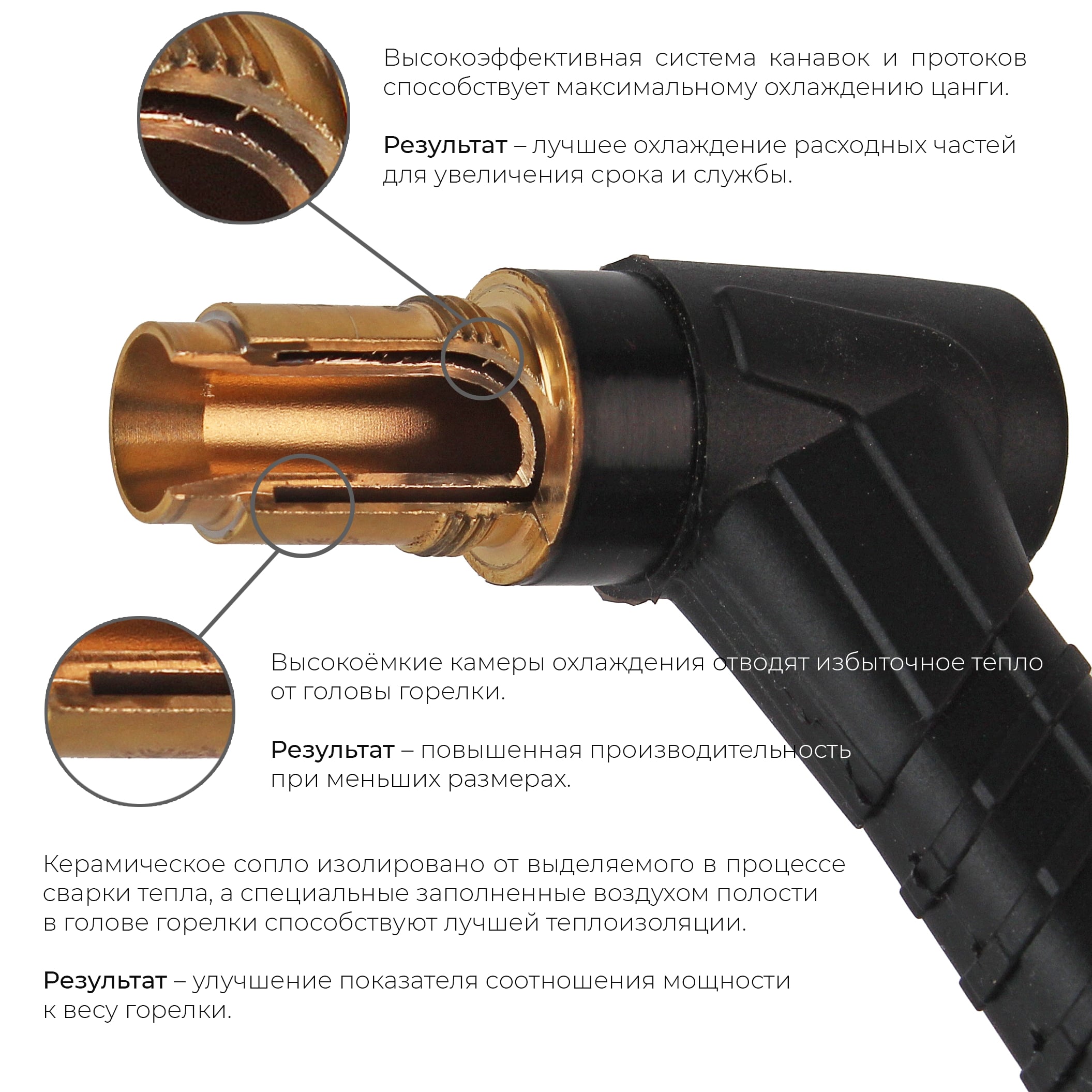Сварочная аргонодуговая горелка Arc T2 с 7-пиновым разъёмом REHM и системой One TIG 4 метра для TIG сварки в среде аргона