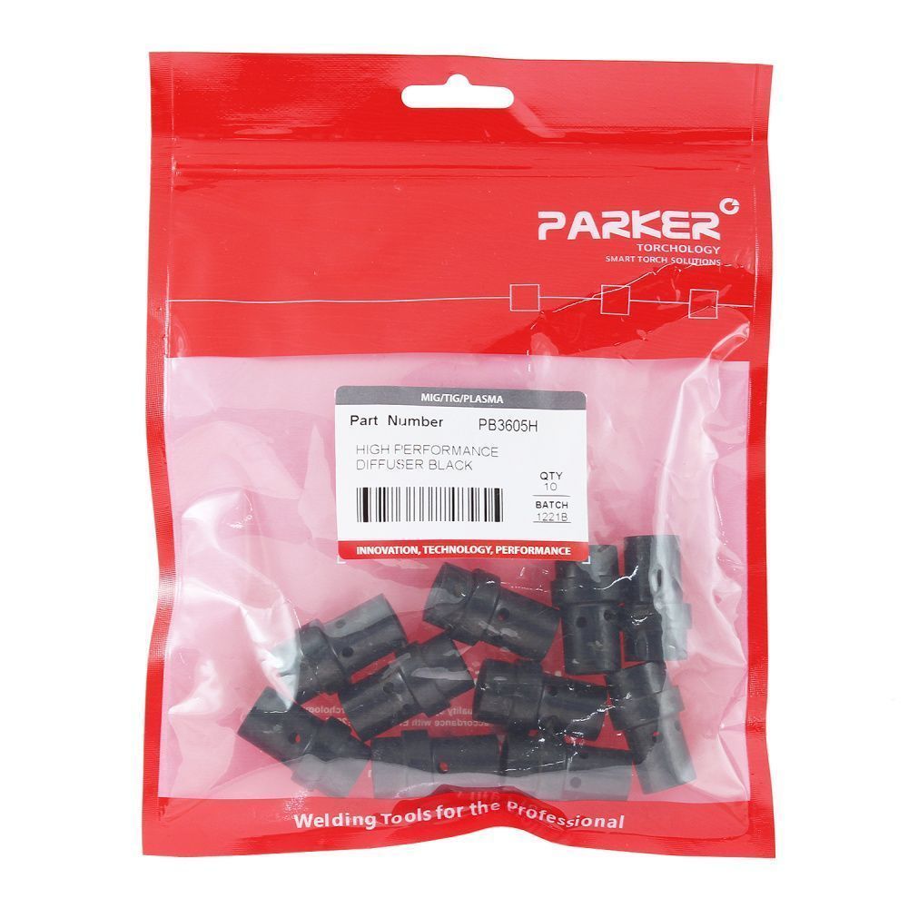 PB3605H Диффузор газовый Parker чёрный пластиковый особой стойкости 32,5 мм (MIG/MAG)