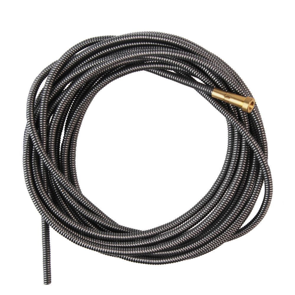 122.0036 Направляющий канал Abicor Binzel 1,0-1,2 мм 4 метра (стальная спираль с латунным ниппелем без оплётки)