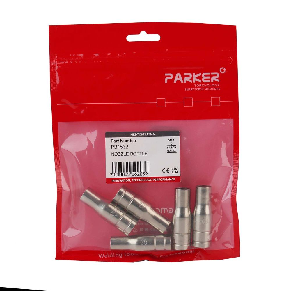 PB1532 Сопло Parker бутылочное медное с хромированным покрытием 12,8x53,0 мм (pack)