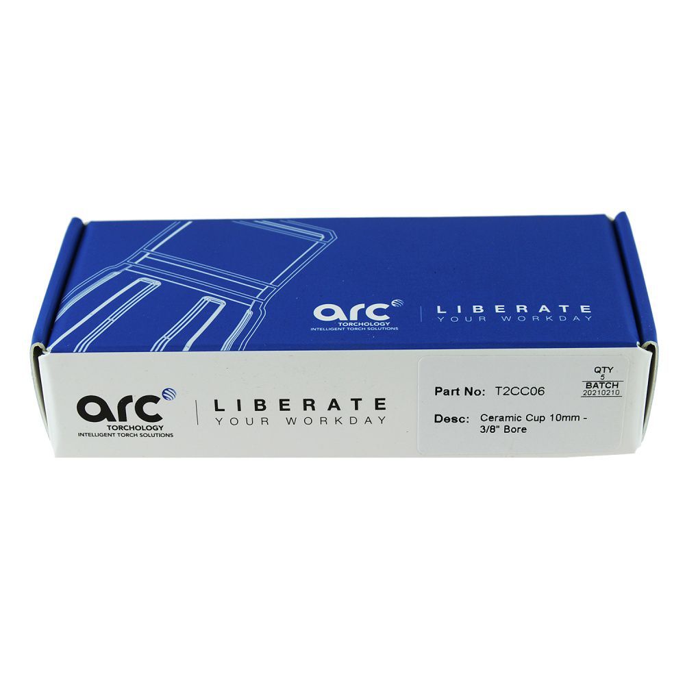 T2CC06 Arc Ceramic Cup 10mm 3-8'' Bore (pack)