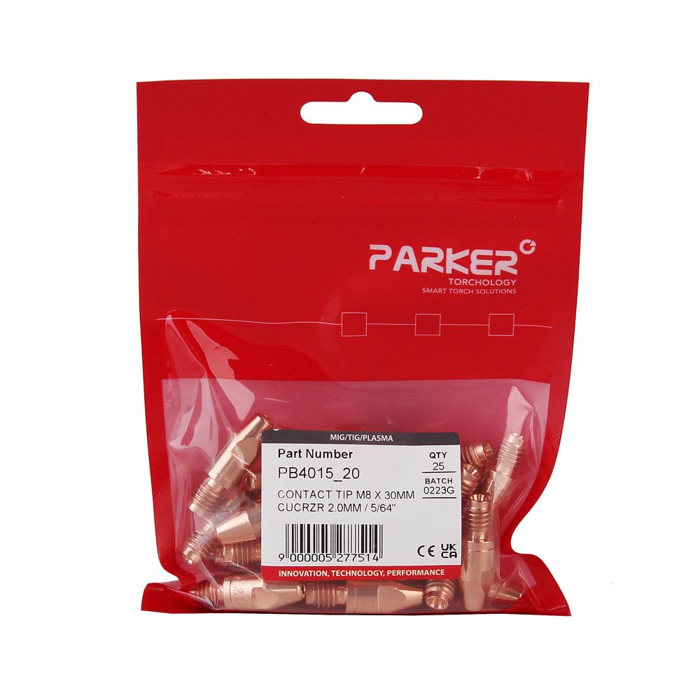 PB4015-20 Parker Контактный наконечник CUCRZR (1 уп.-25 шт.) (pack)