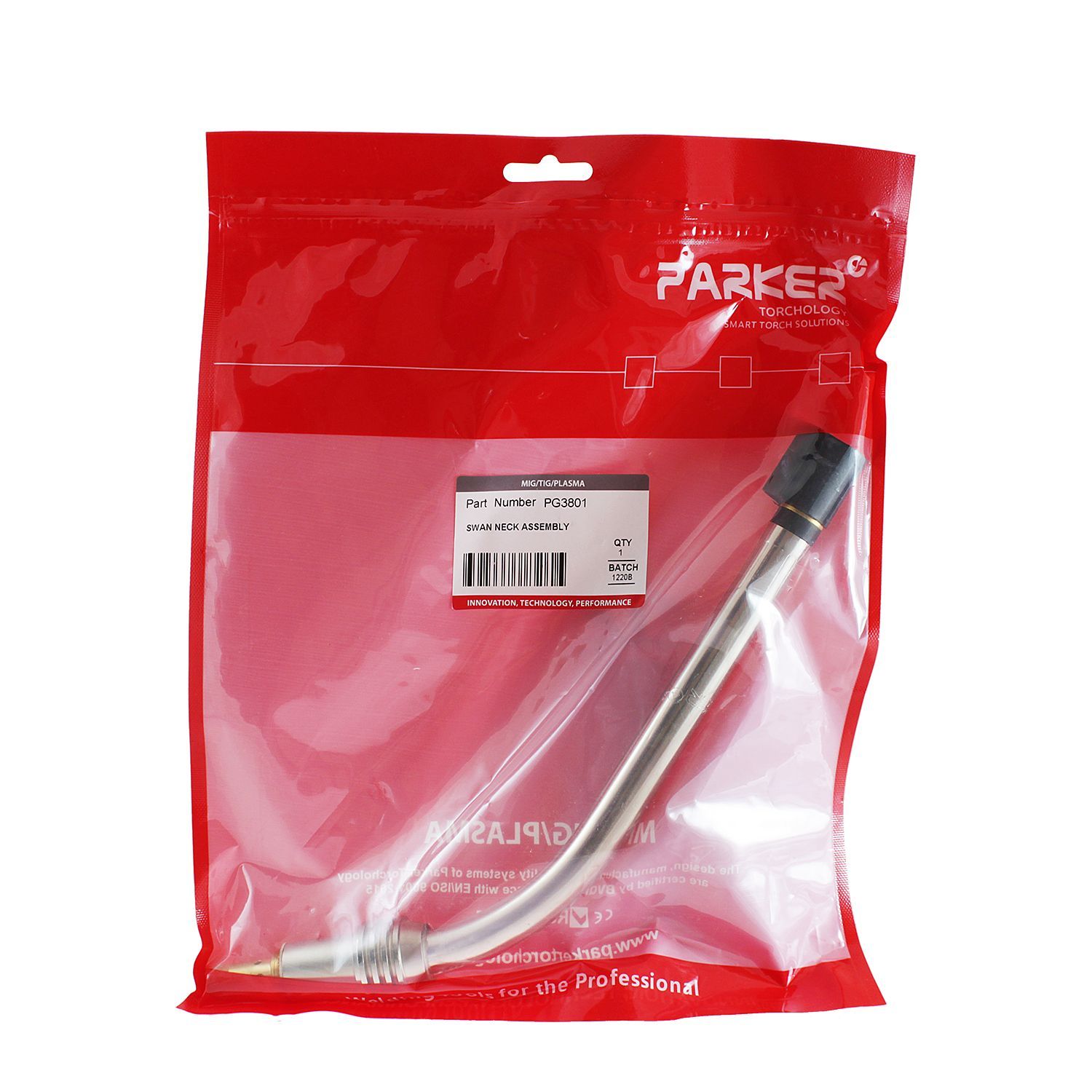 PG3801 Гусак Parker 45° для полуавтоматической горелки SGB 380A (MIG/MAG)