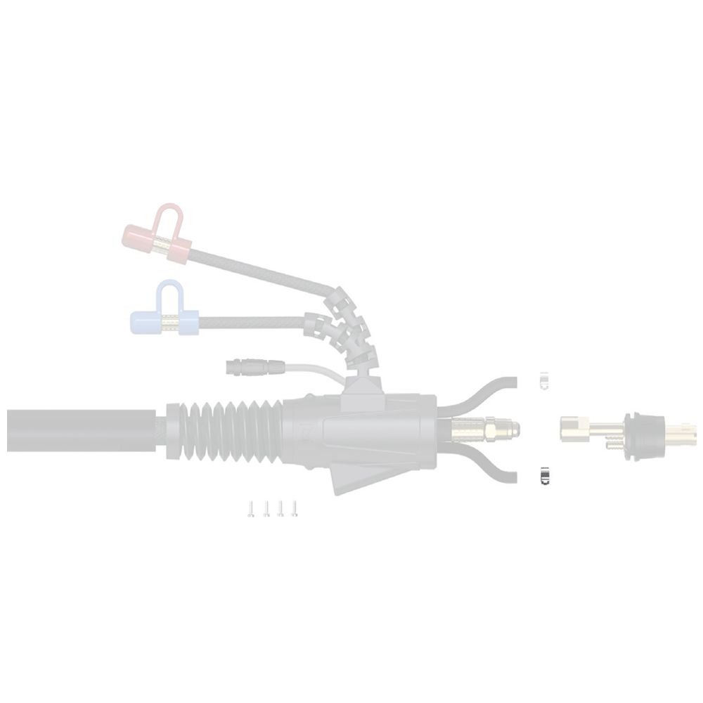 PB5025S Зажим шланга подачи газа Parker 8,0 мм (TIG)