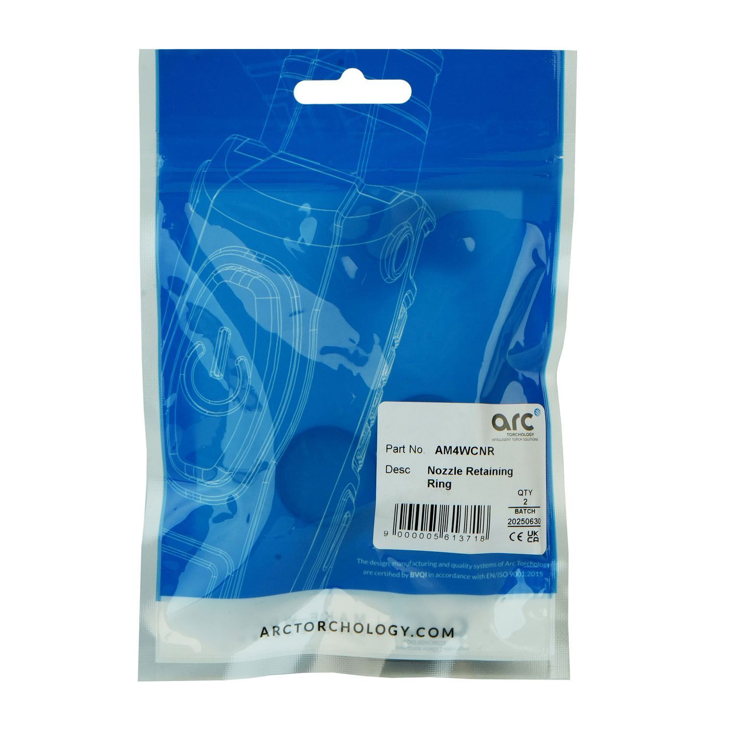 AM4WCNR Кольцо-фиксатор сопла Arc для полуавтоматической горелки M4W  (MIG/MAG)