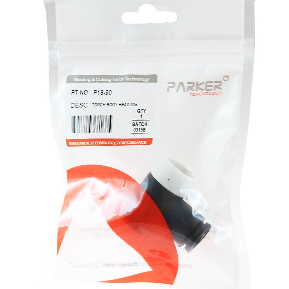 P18-90 Parker Torch body head 90o (pack)
