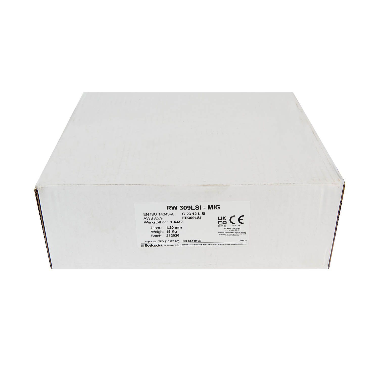 Сварочная проволока Rodacciai RW 309LSi d 1,2 мм