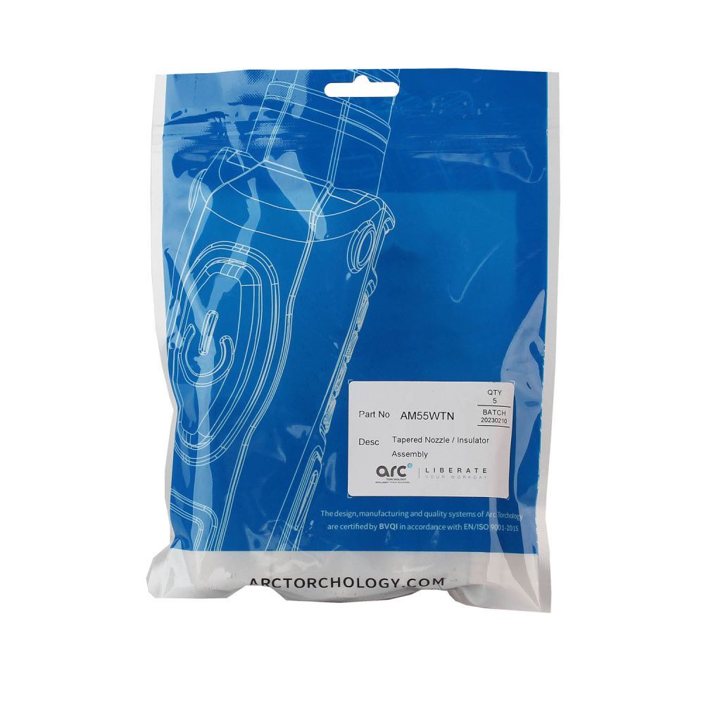 AM55WTN Сопло газовое Arc сильно коническое медное 13 мм для полуавтоматической горелки M55W (MIG/MAG)