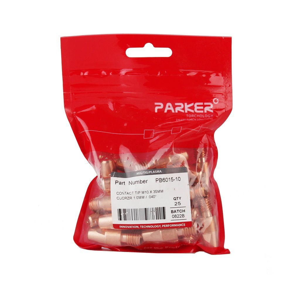PB6015-10 Контактный наконечник M10351,0 мм CUCRZR (1 уп.-25 шт.) (pack)