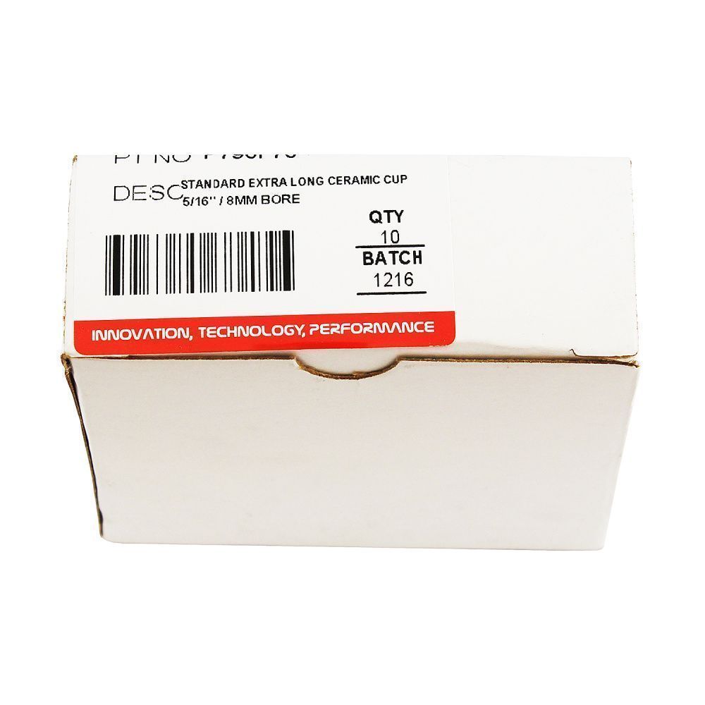 P796F76 Parker  Standard extra long ceramic cup 8mm (pack)