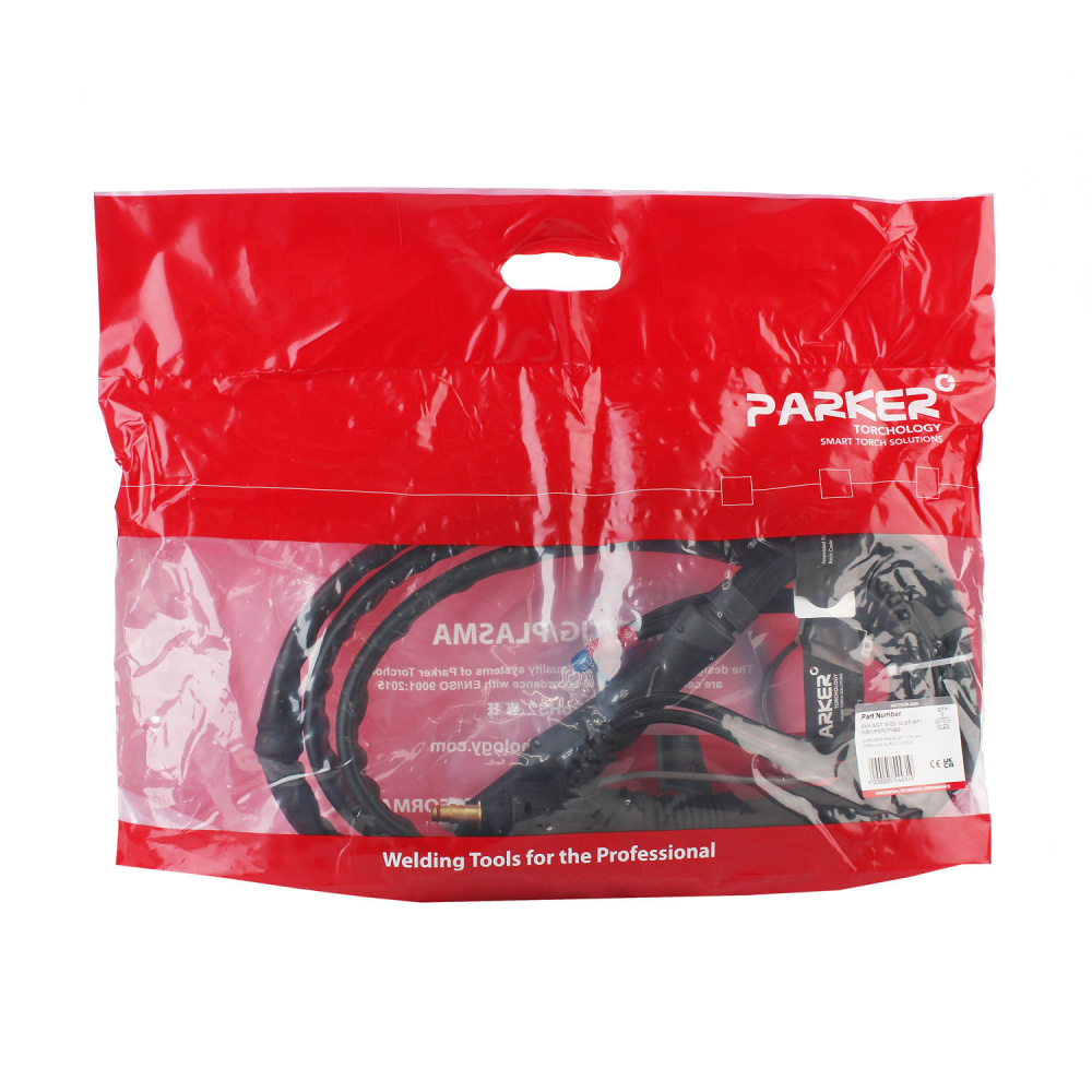 Сварочная горелка Parker SGT 18 с 9-пиновым разъёмом Fronius 4 метра для TIG сварки в среде аргона