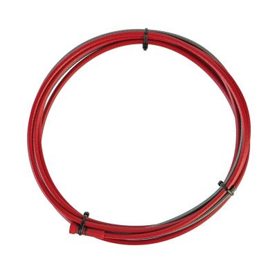 AM2524-40  Стальная спираль Arc красная с литым ниппелем 4 метра (1)