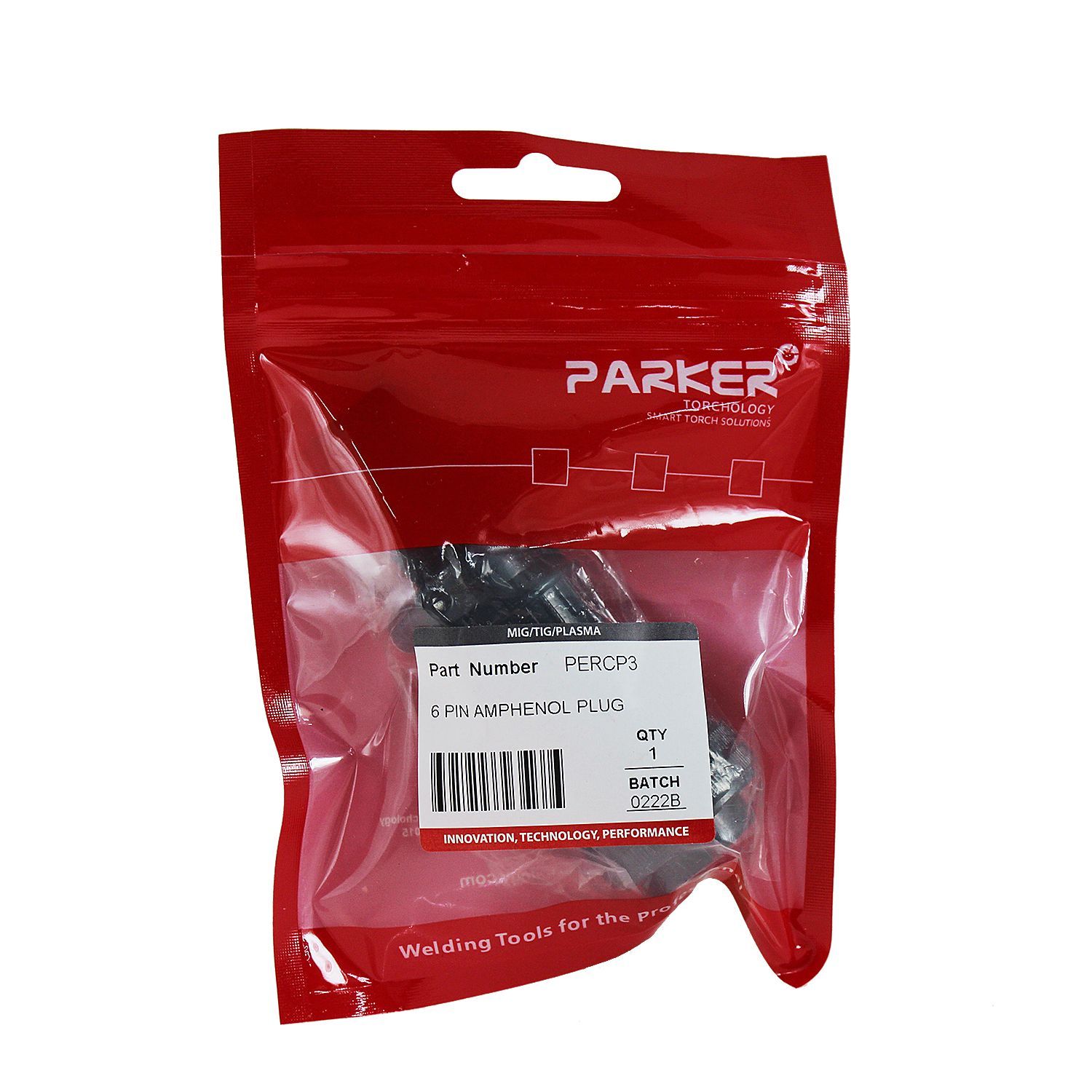 PERCP3 6-пиновая вилка Amphenol Parker под CEA / Lincoln / Miller / Weco (TIG)