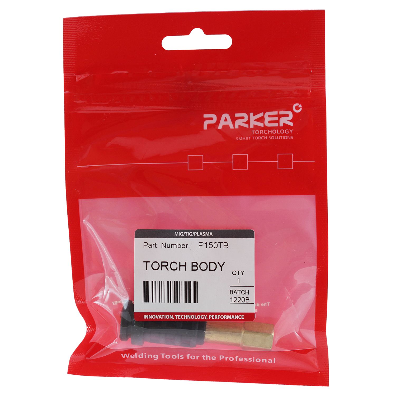 P150TB Гусак Parker для аргонодуговой горелки SGT 150F (TIG)