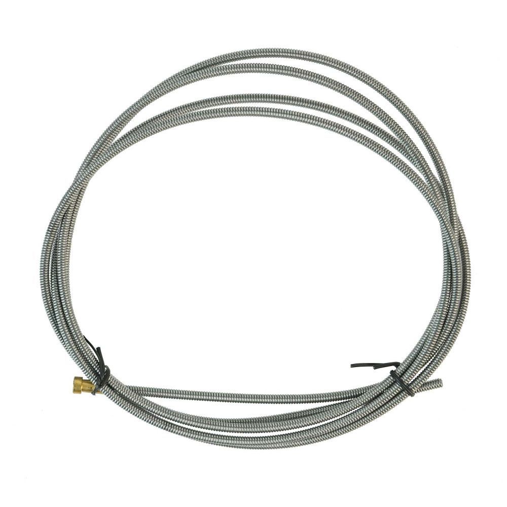 TRM152B-12-23 Направляющий канал TRM 1,0-1,2 мм 2 метра (стальная спираль с латунным ниппелем без оплётки)