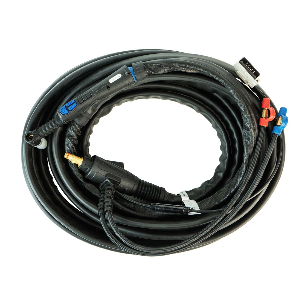 Сварочная горелка Arc T3WFX с гибким гусаком, 3-мя кнопками и системой One TIG 12 метров для TIG сварки в среде аргона