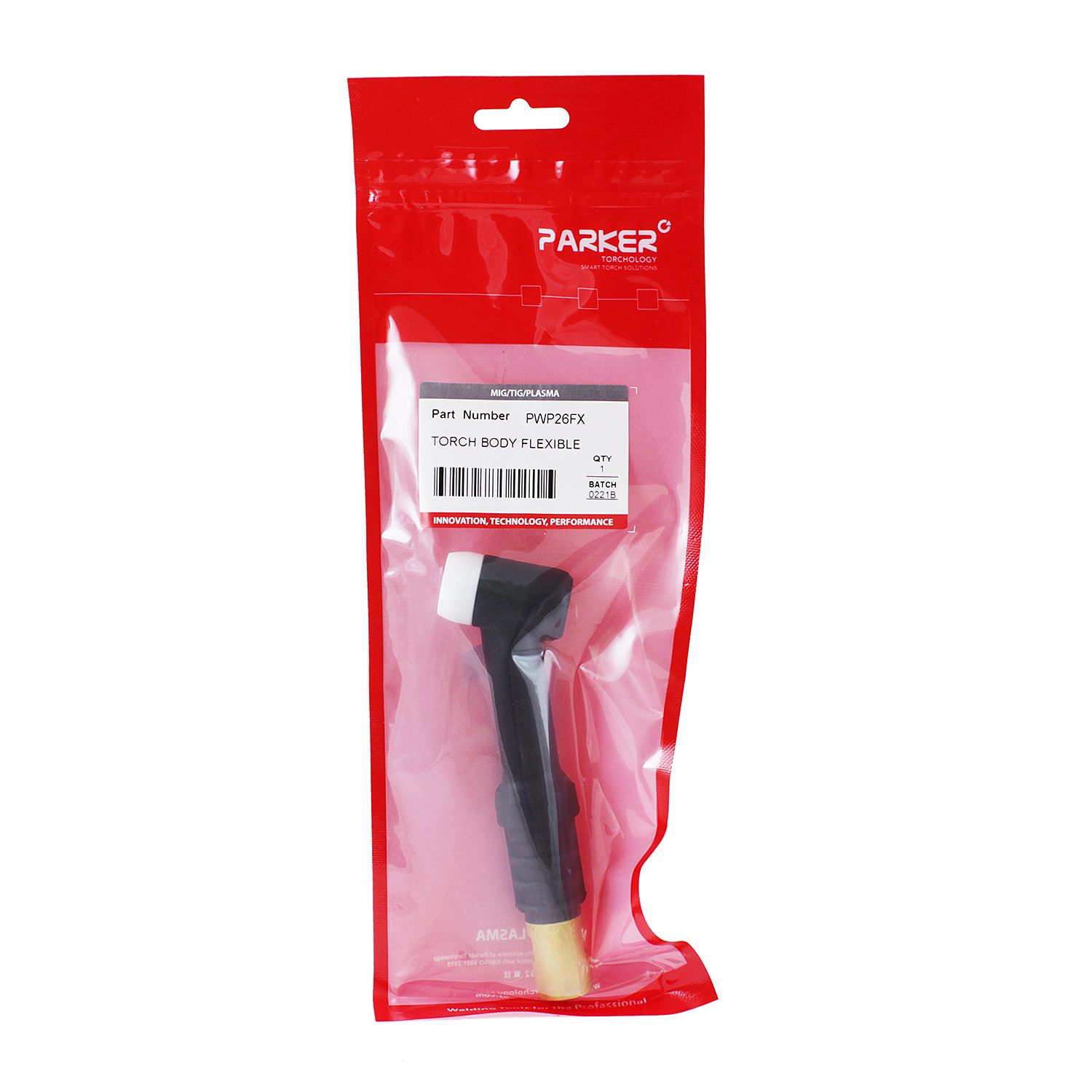 PWP26FX Гусак Parker 70° гибкий для аргонодуговой горелки SGT 26 (TIG)