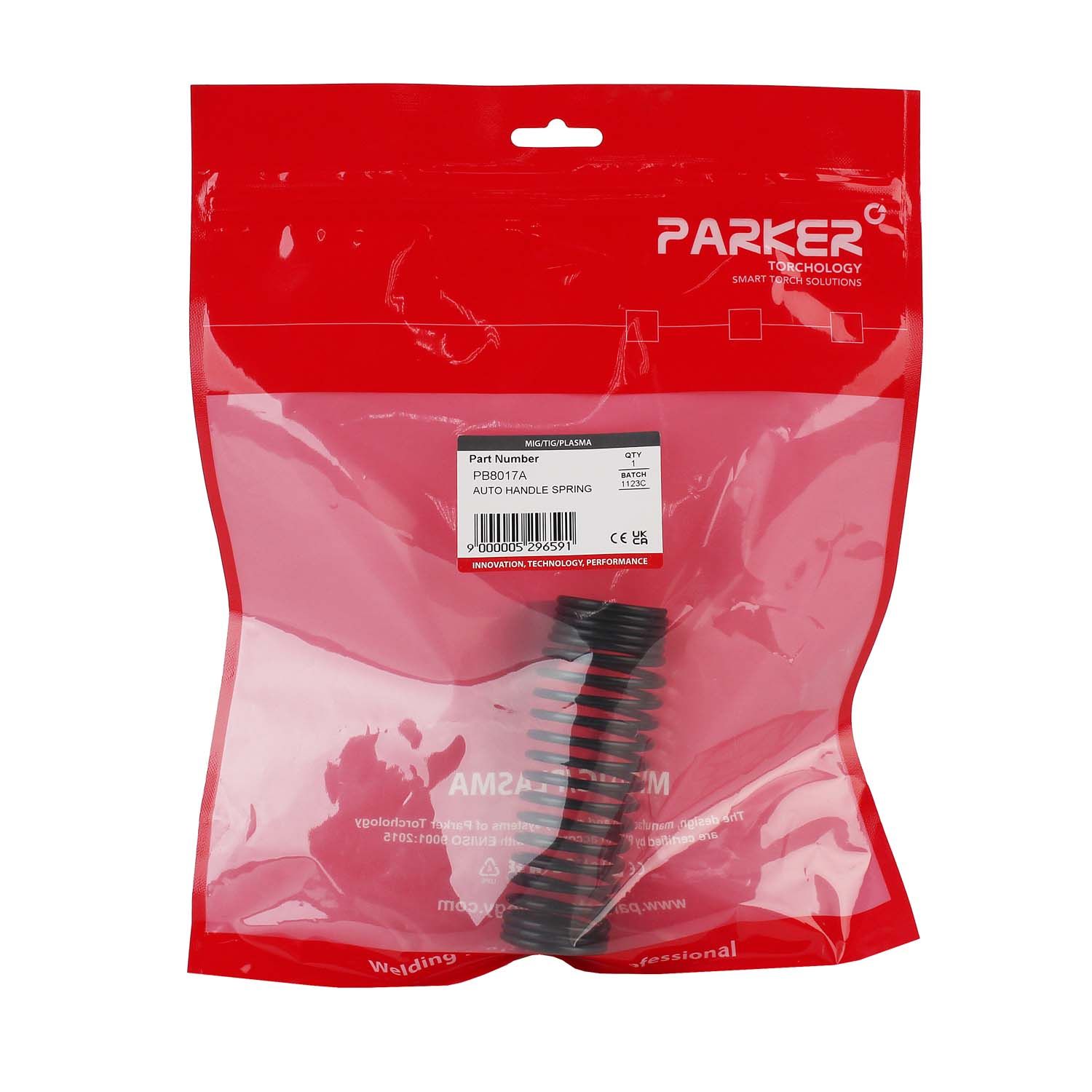 PB8017A Суппорт кабеля пружинный Parker для автоматических горелок SB 501W (MIG/MAG)