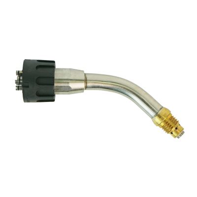 TRM613W-45 Гусак для горелки TRM613W, угол 45гр., прямолинейный участок 24,75мм (1)