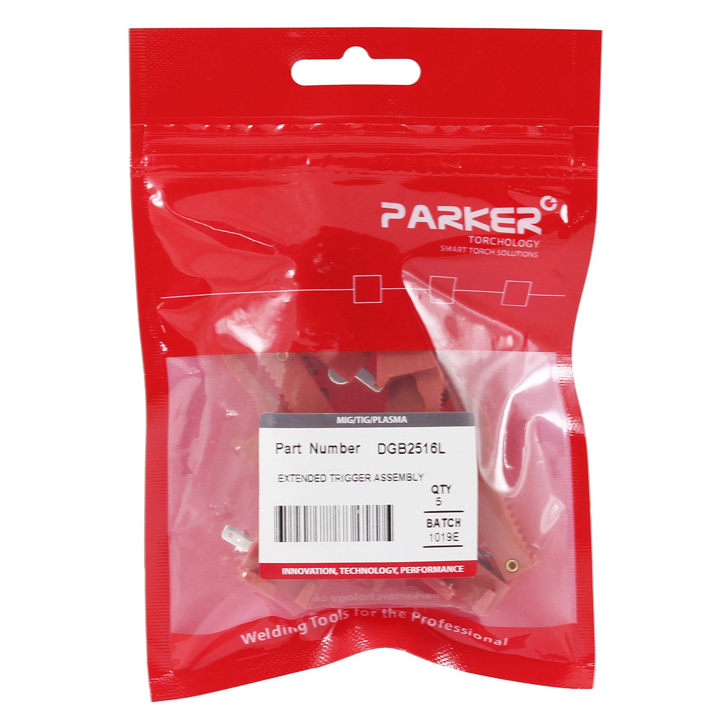 DGB2516L Кнопка Parker удлинённая для полуавтоматических горелок серии Suregrip (MIG/MAG)