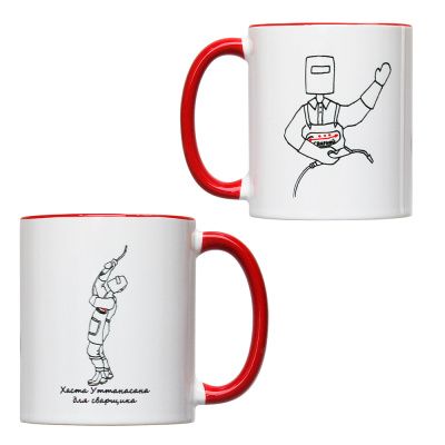 MUG-4 Кружка Сварной №4 (Хаста Уттанасана + приветствие) (4)