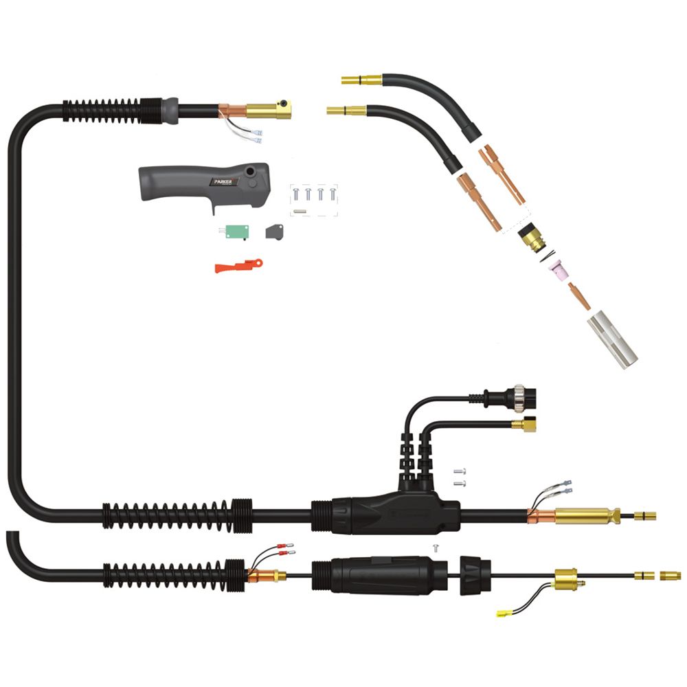 Сварочная горелка Parker PN 500A (explosive view)