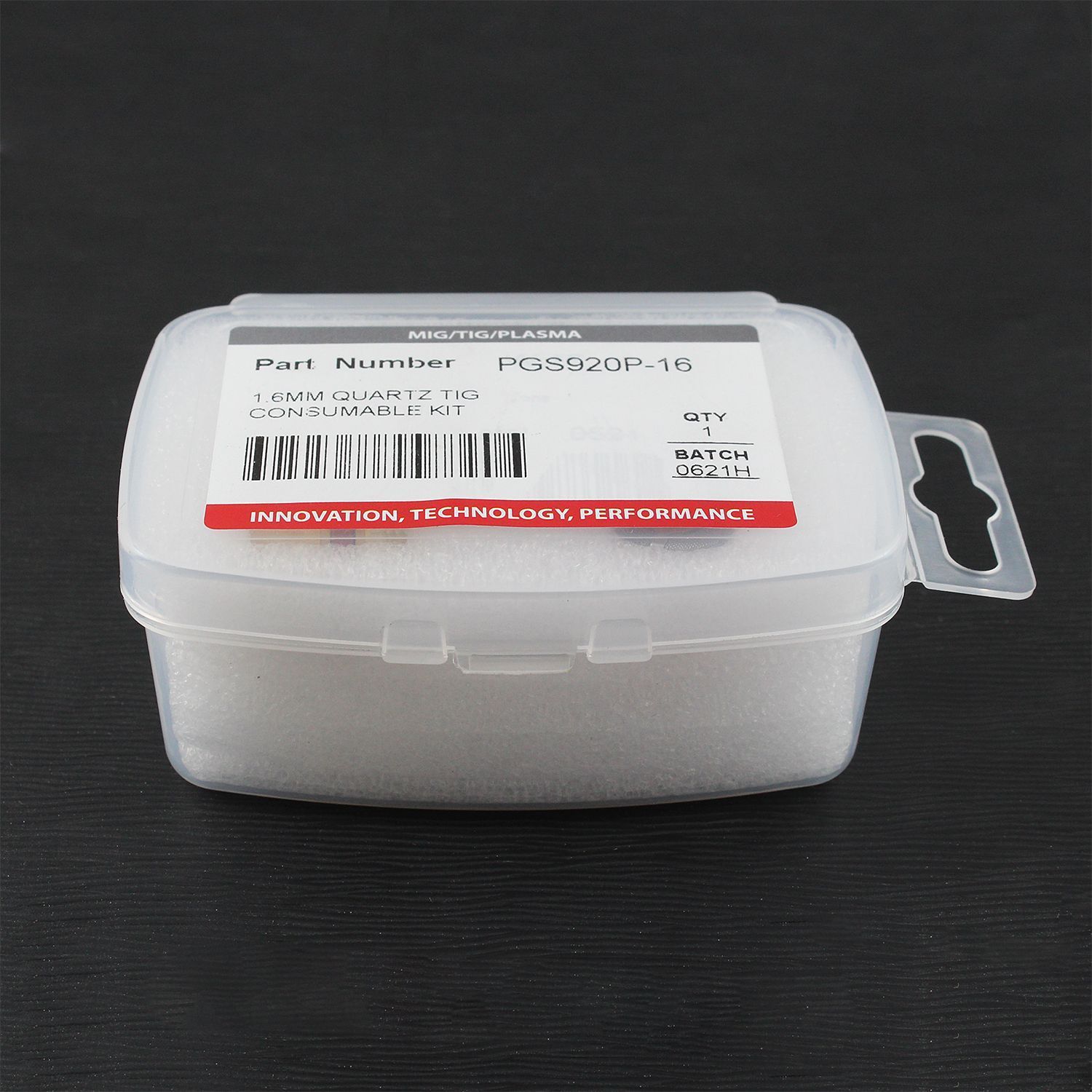 PGS920P-16 Набор расходных частей Parker с соплом из кварцевого стекла 1,6 мм для горелок SGT 9 / 20 (TIG)