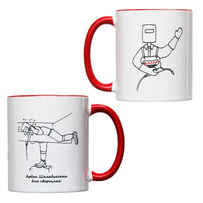 MUG-10 Кружка Сварной №10 (Ардха Шалабхасана + приветствие) (4)