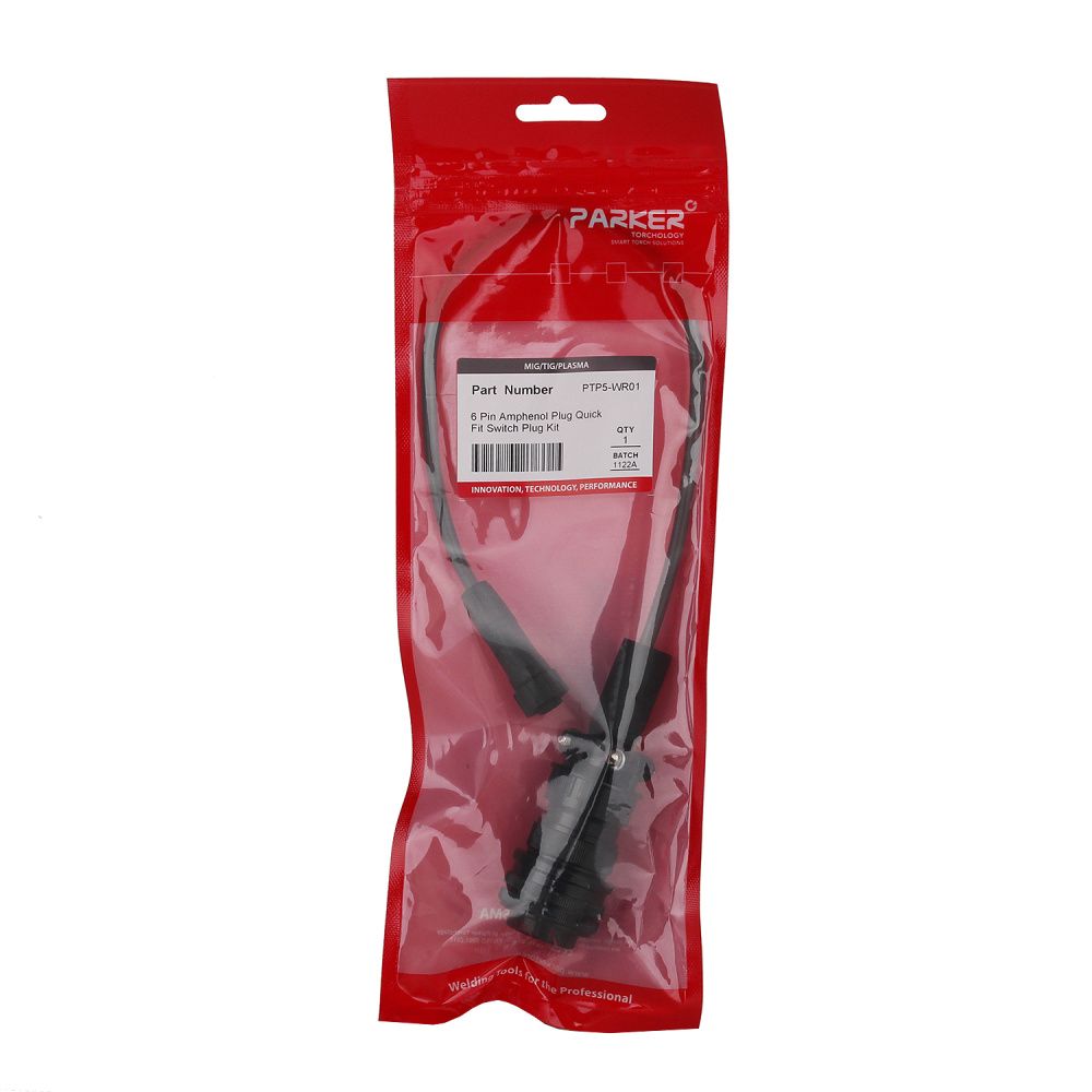 PTP5-WR01 Parker 6 pin amphenol plug quick fit switch plug kit (pack)