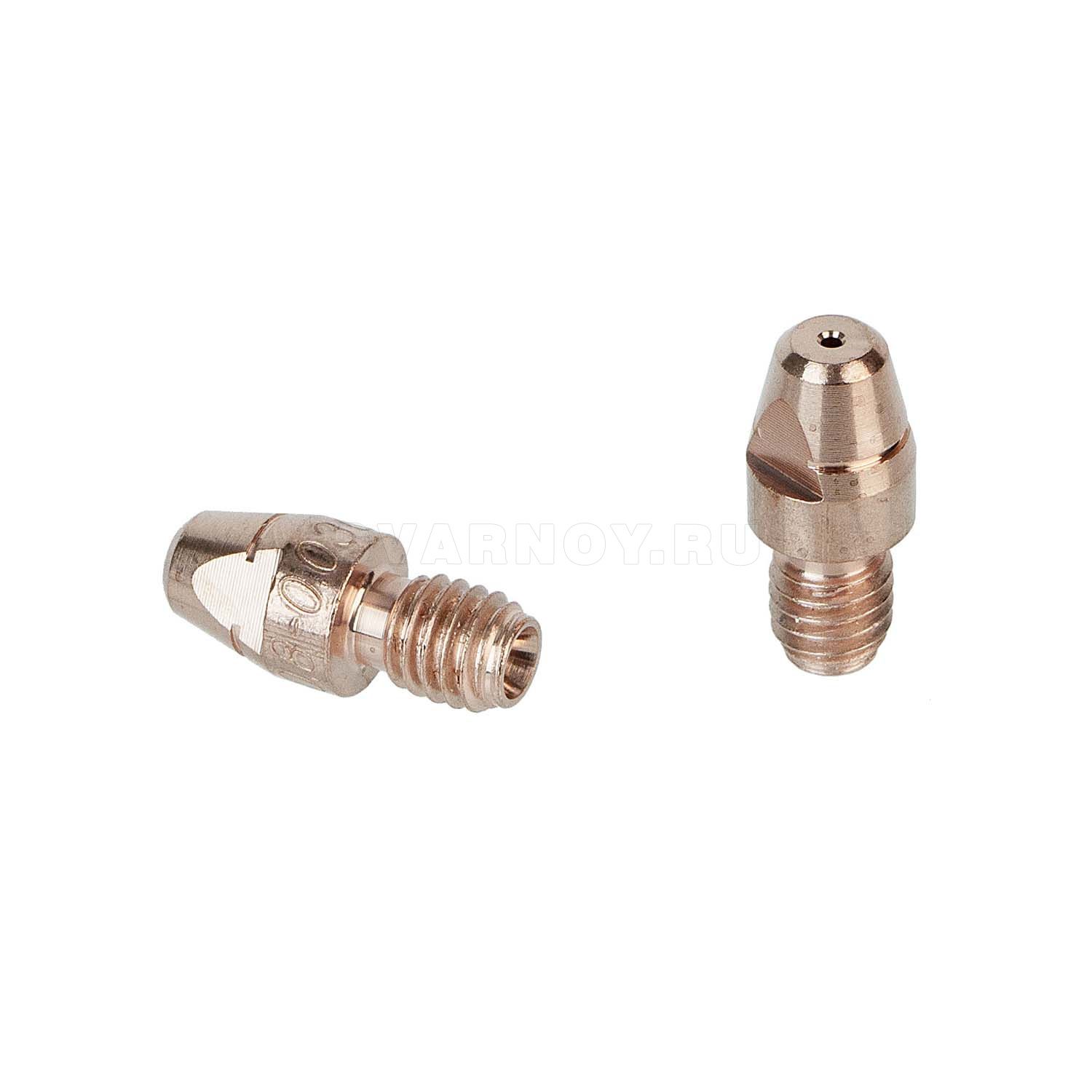 ATB2505S-08 Контактный наконечник Arc М6 0,8 L18,0 укороченный CuCrZr (MIG/MAG)