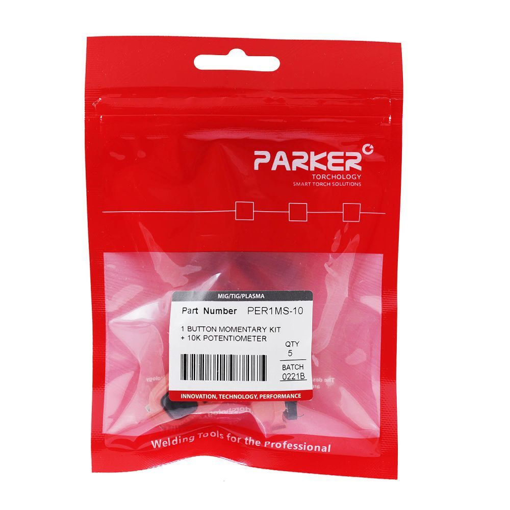 PER1MS-10 Модуль управления Parker с 1 кнопкой и вертикальным потенциометром 10К  (TIG)