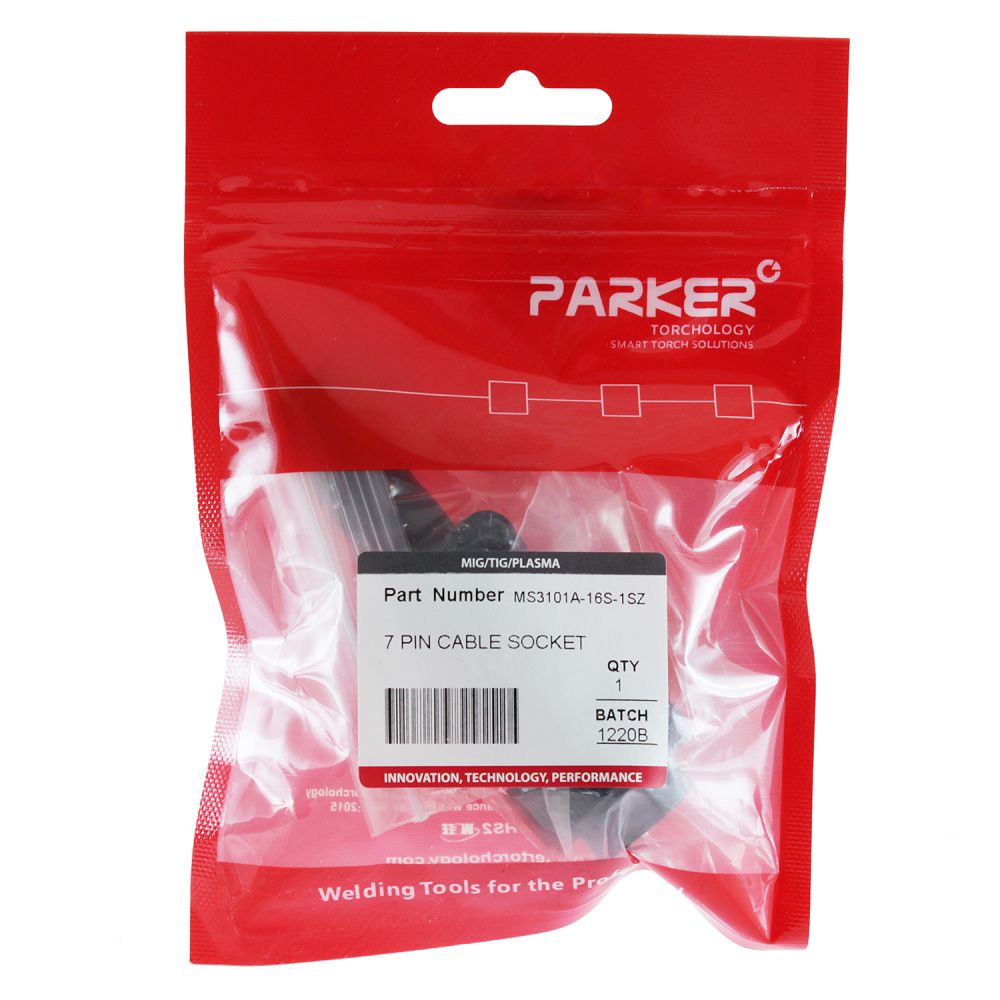 MS3101A-16S-1SZ Parker 7 pin cable socket (pack)