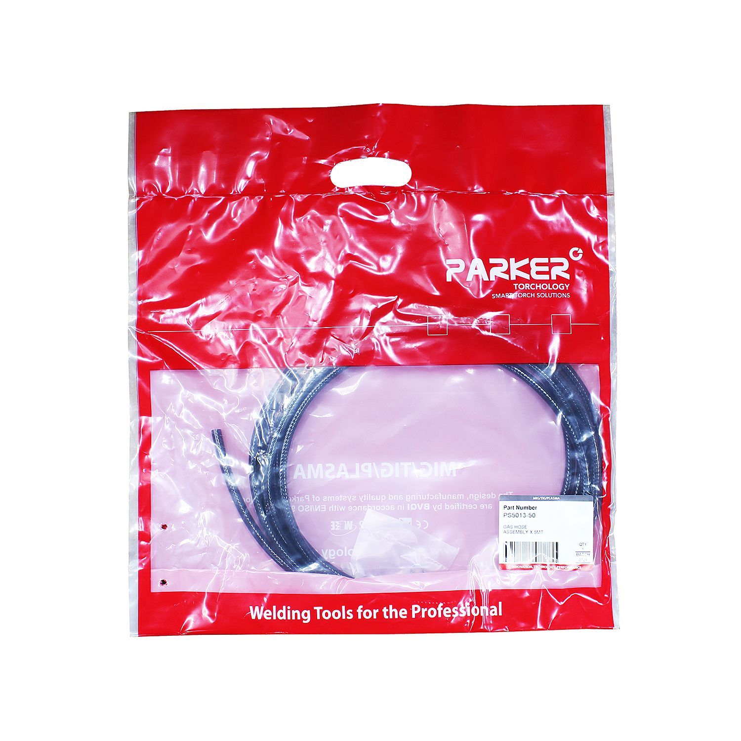 PS5013-50 Газовый шланг Parker 5 метров для полуавтоматической горелки (MIG/MAG)