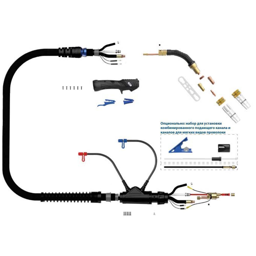 Сварочная горелка Arc M5W (explosive view)