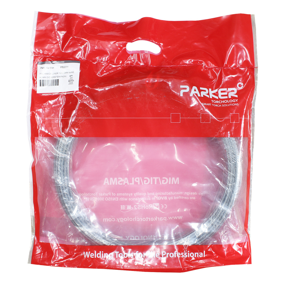 PB3564 Направляющий канал Parker 1,6-2,0 мм чёрный 50 метров (полиамидный) (MIG/MAG)