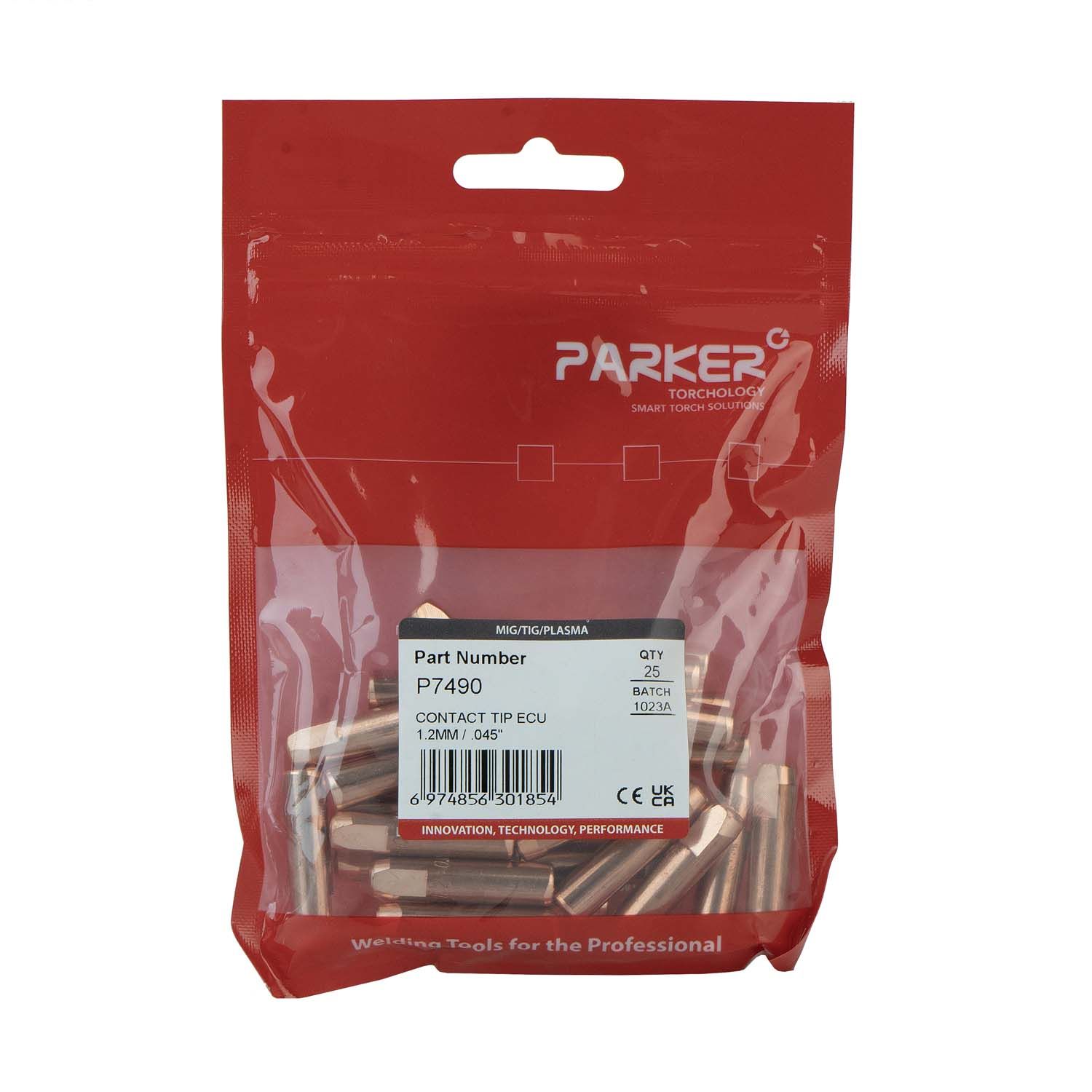 P7490 Контактный наконечник Parker 1,2 L31,8 ECu (MIG/MAG)