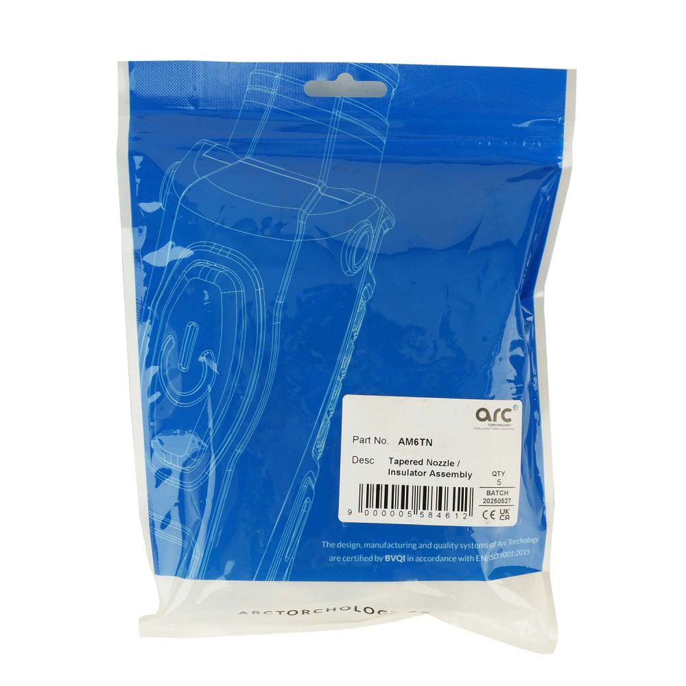 AM6TN Сопло сильно коническое 13,0x87,0x2,5 мм для M6 (pack)