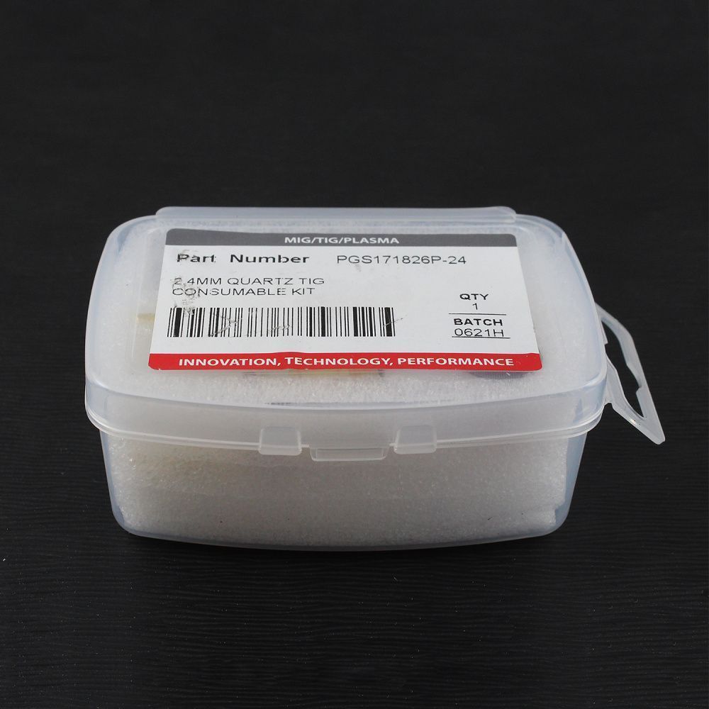 PGS171826P-24 Arc 2.4mm quartz TIG consumable kit (pack)