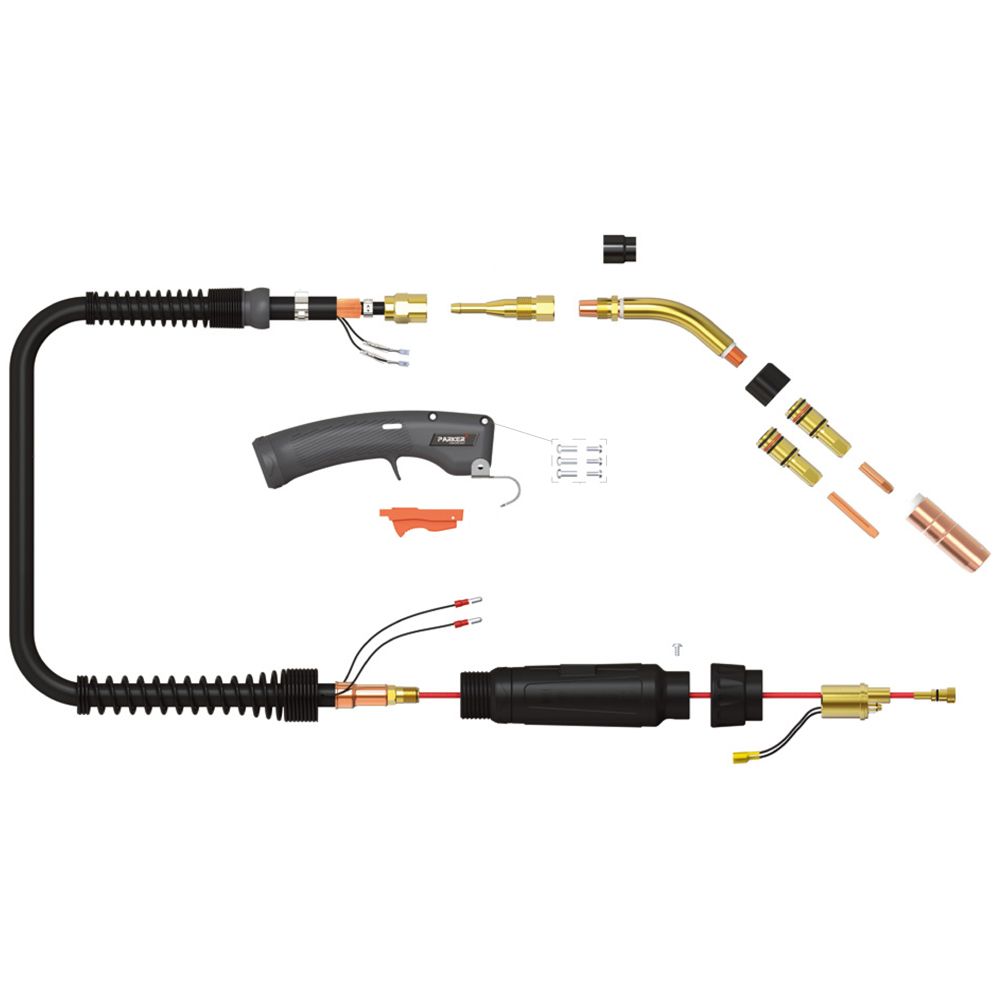 Сварочная полуавтоматическая горелка Parker BND ICON 400А Euro 5 метров (MIG/MAG)