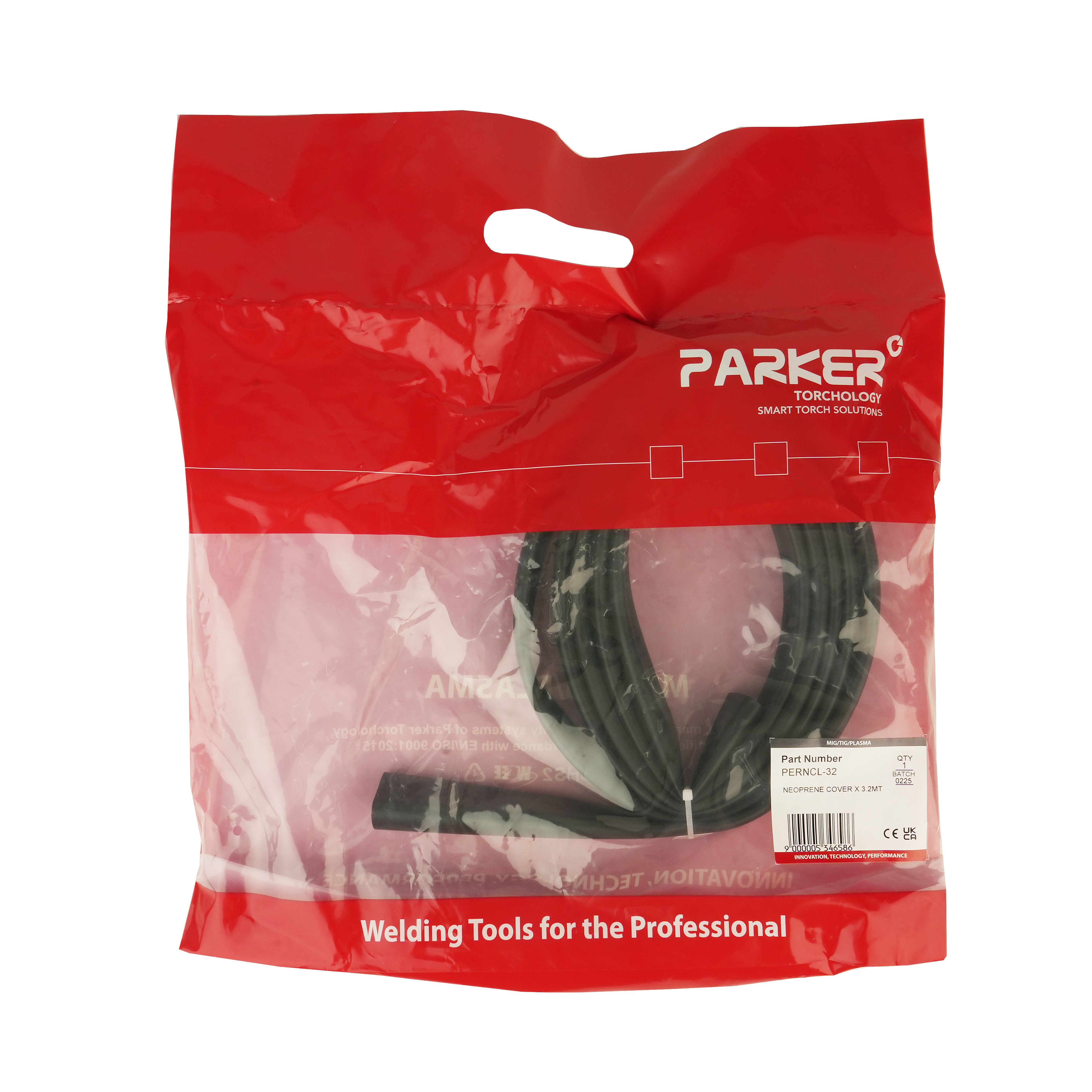 PERNCL-32 Неопреновый кожух Parker 3,2 метра для аргонодуговых горелок (TIG)