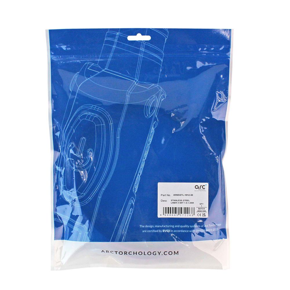 AM6SSTL-1012-50 Направляющий канал Arc 1,0-1,2 мм 5 метров (стальная спираль с литым ниппелем в лиловой оплётке) (MIG/MAG)