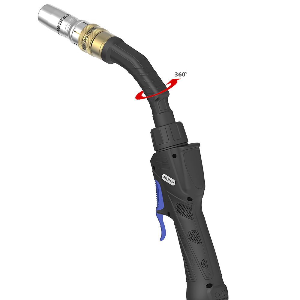 Сварочная полуавтоматическая горелка Arc M55MW с поворотным гусаком 4 метра (MIG/MAG)