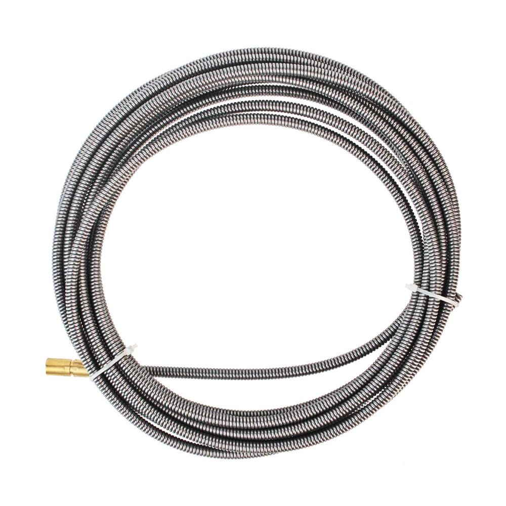 122.0068 Направляющий канал SVR 1,6-2,0 мм 5 метров (стальная спираль с латунным ниппелем без оплётки) (MIG/MAG)