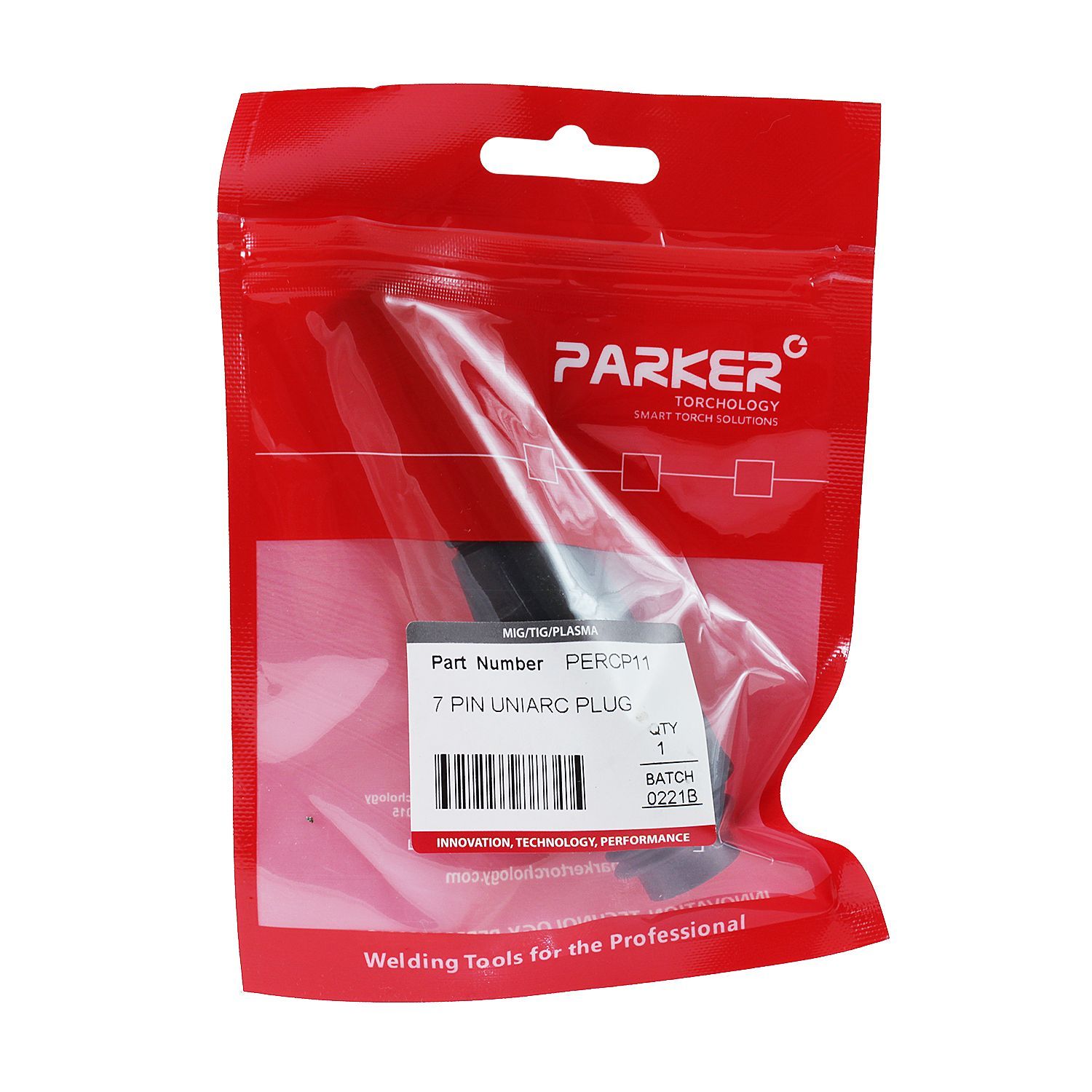 PERCP11 7-пиновая вилка Parker под Bester / Lastec / Migatronic / Rehm (TIG)