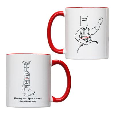 MUG-8 Кружка Сварной №8 (Адхо Мукха Врикшасана + приветствие) (4)