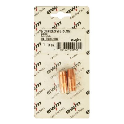 094-013109-90002 Адаптер контактного наконечника М8 CuCrZr 40,0 мм (pack)