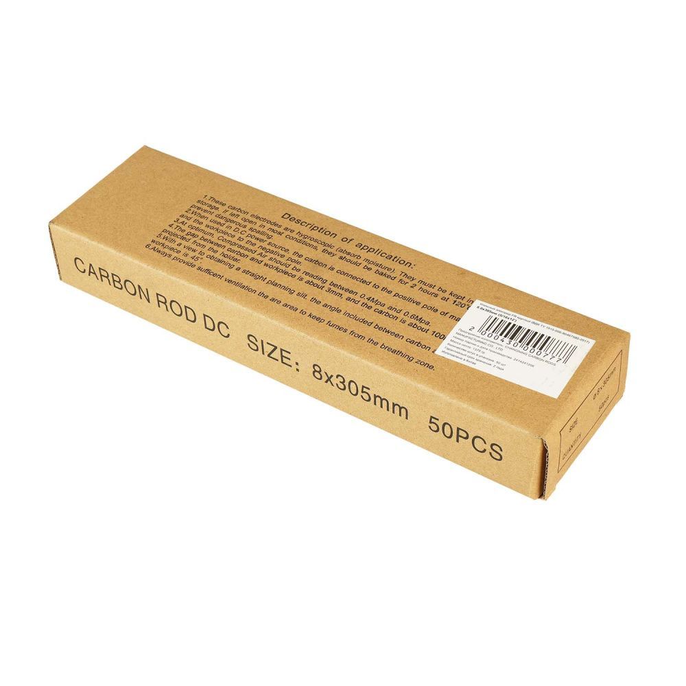 FR-8-305 Угольный электрод FR круглый (ВДК ТУ 1915-006-80467580-2017) 8.0x305мм (516x12') (pack)